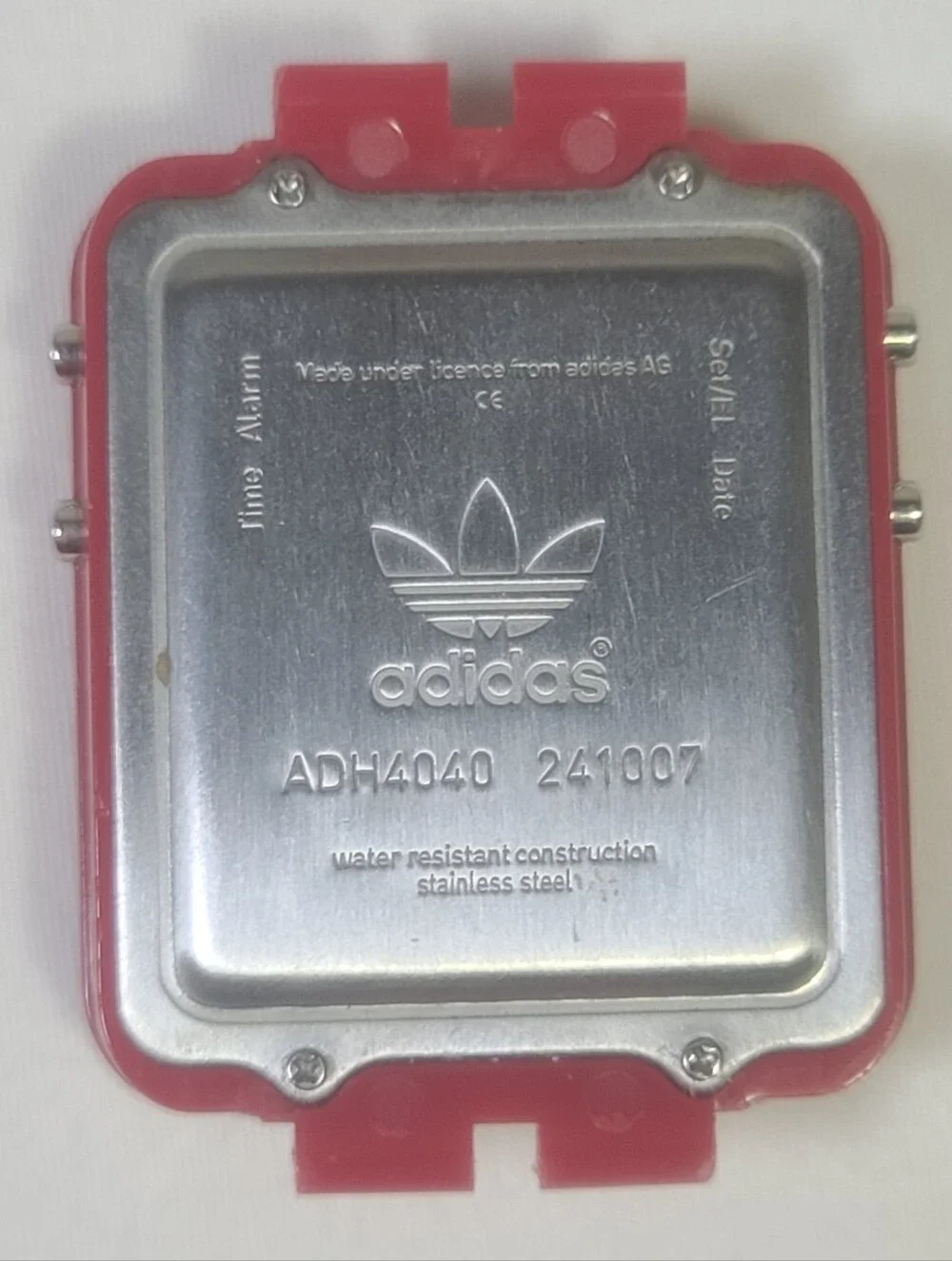 Rare Adidas Alarm Calculator Watch ADH4040 *No Bands*